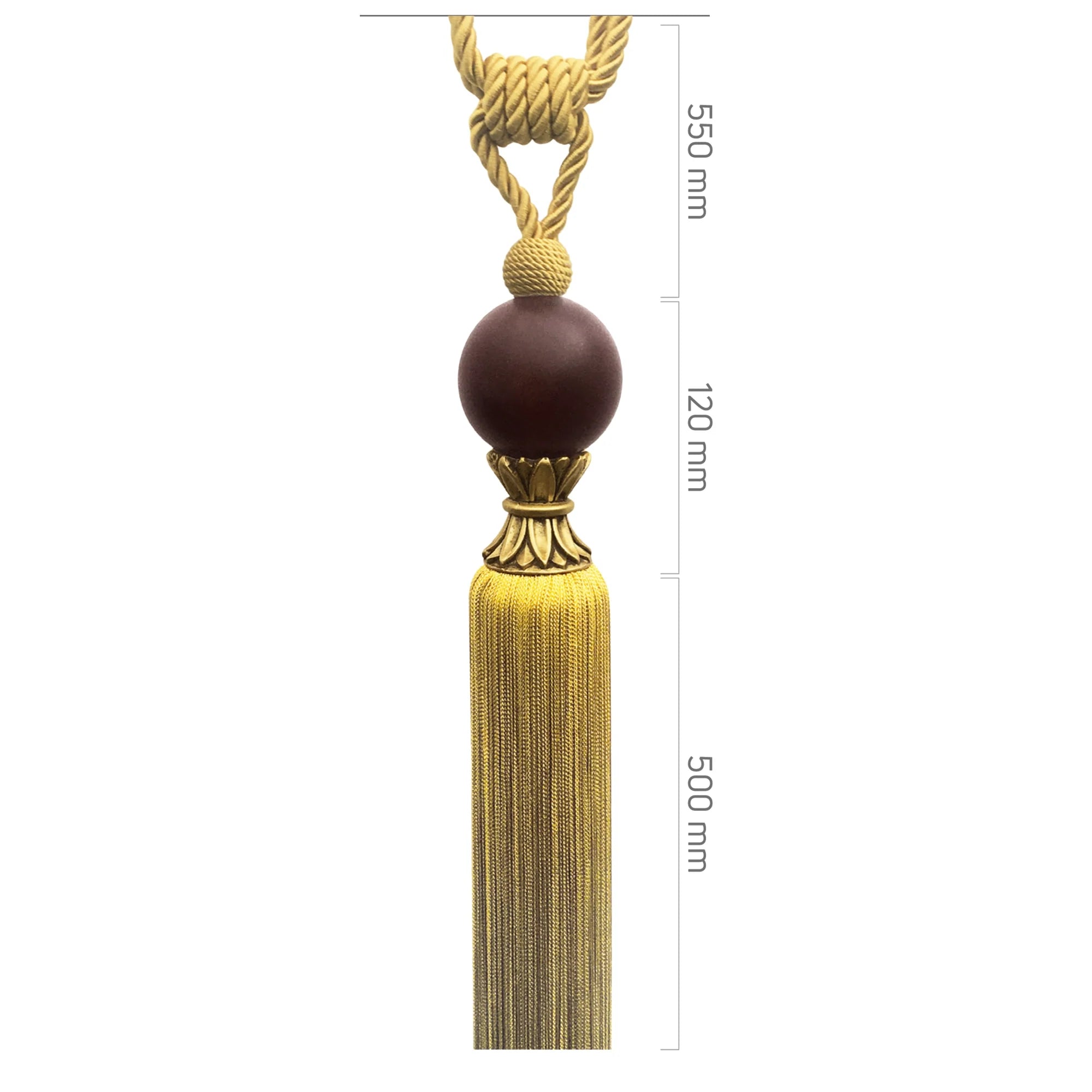 Braçol - Altın Eskitme Metal - Küre