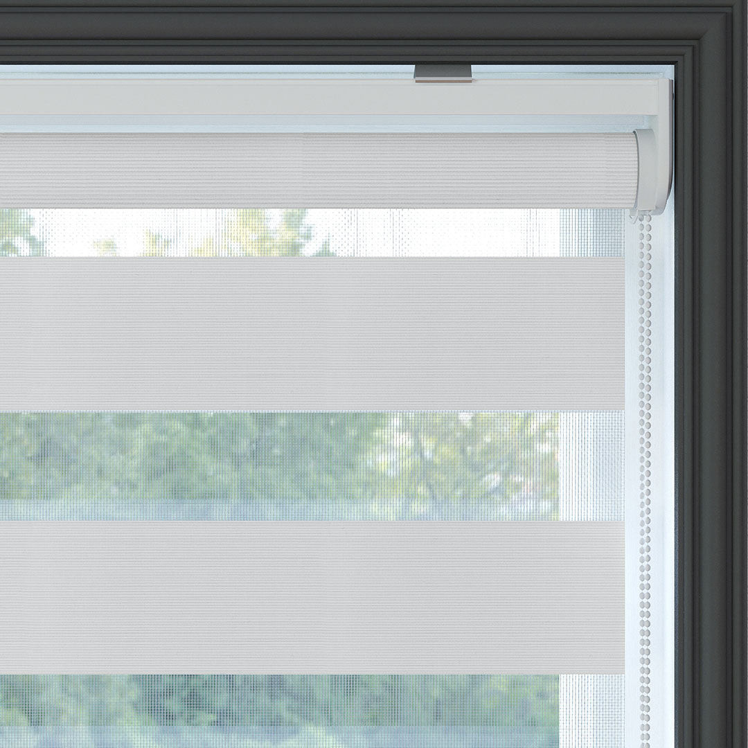 Beyaz Düz Zebra Perde | Harlow