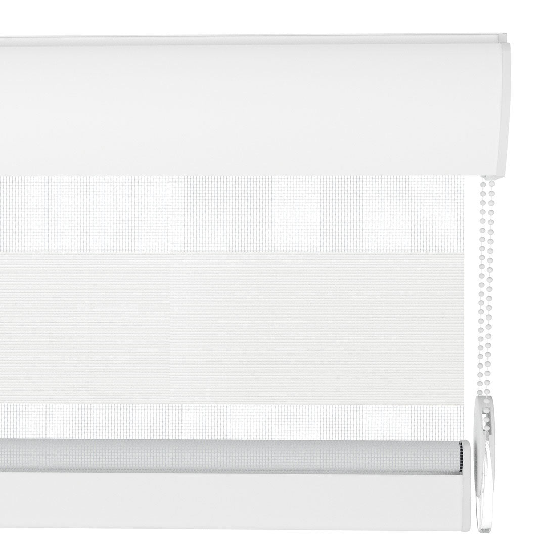 Beyaz Düz Zebra Perde | Harlow