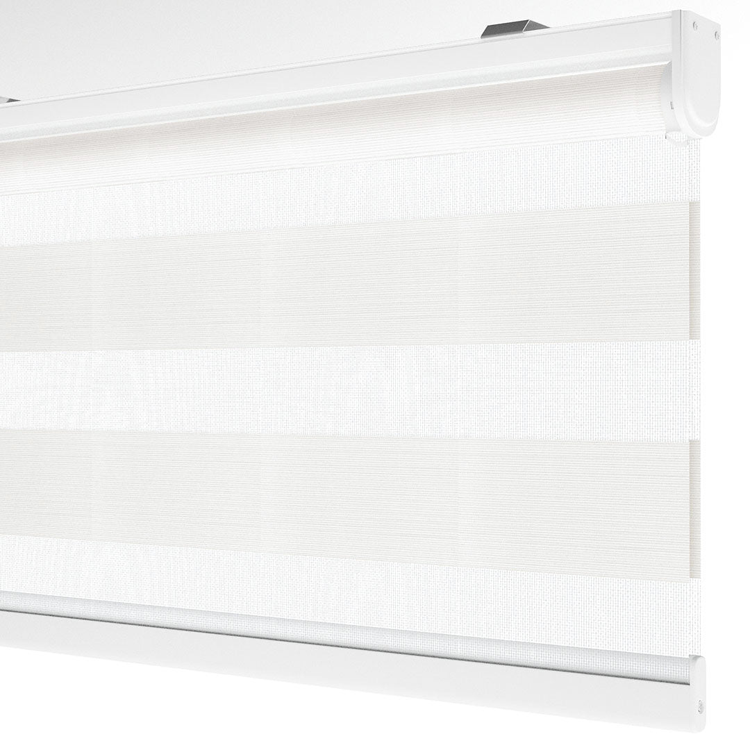 Beyaz Düz Zebra Perde | Harlow