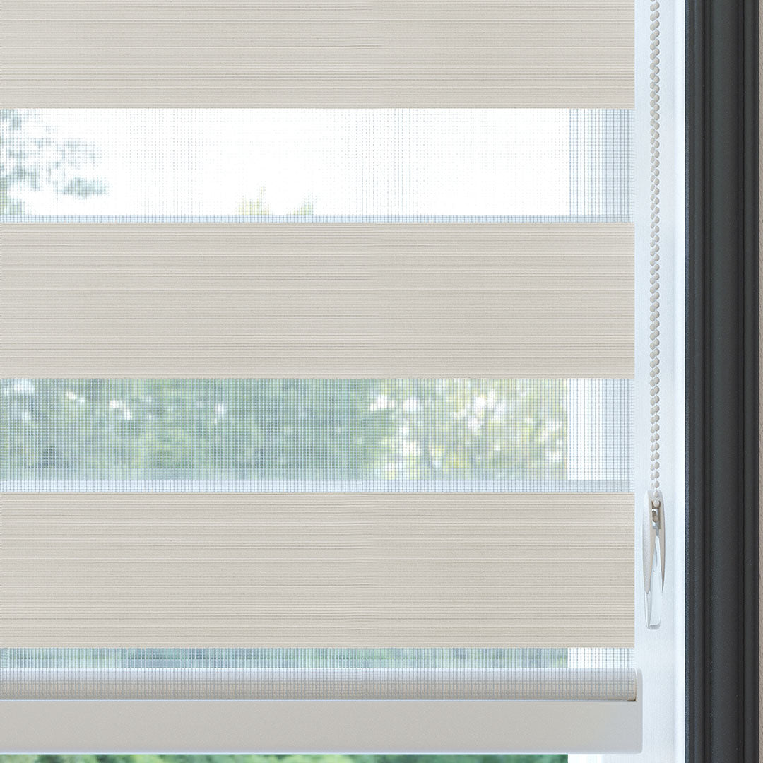 Ekru Düz Zebra Perde | Harlow