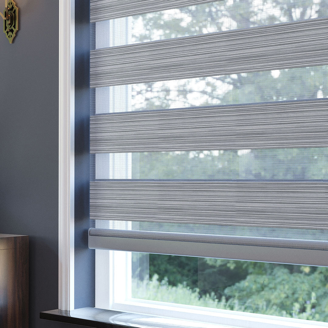 Gri Düz Zebra Perde | Harlow