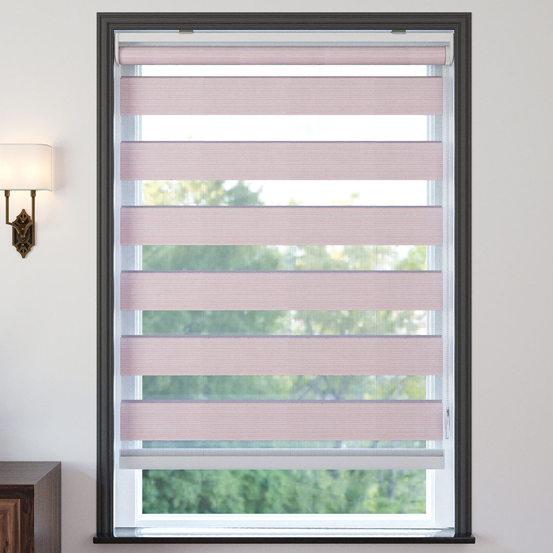 Pembe Düz Zebra Perde | Harlow