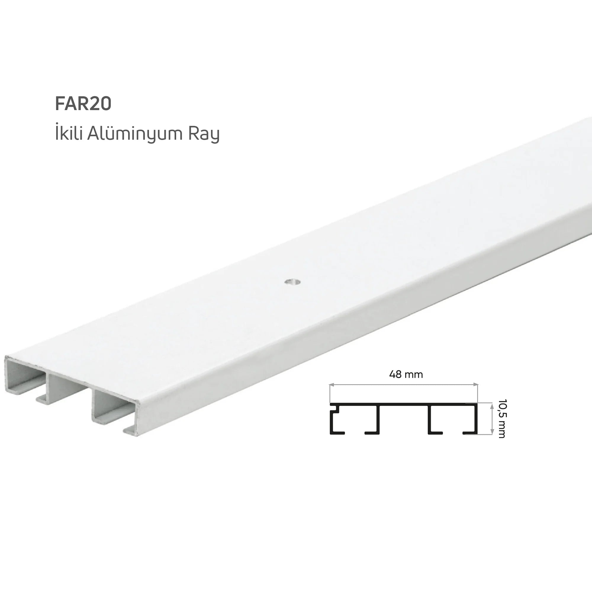 İkili Alüminyum Metal Ray