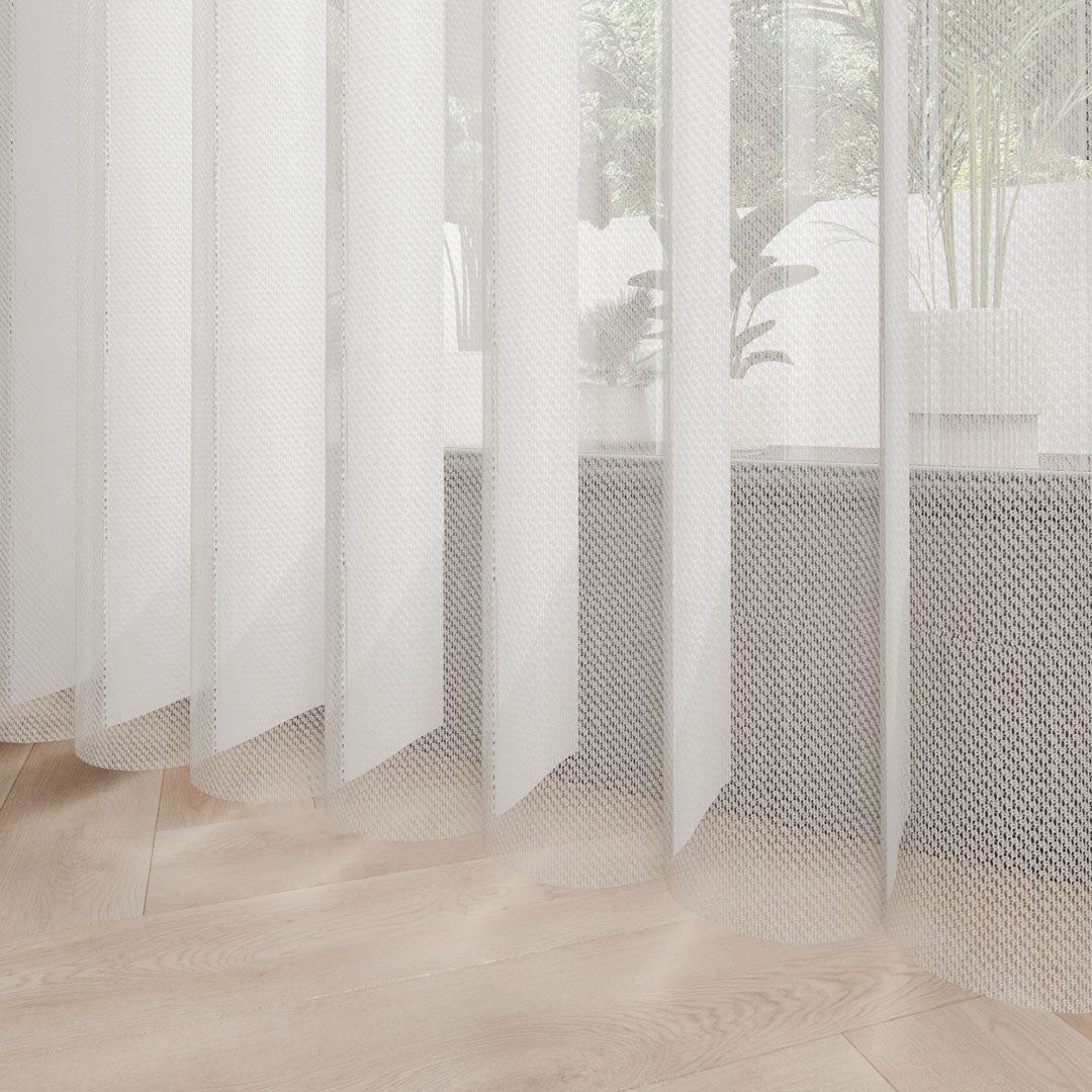 İzolat - Jakarlı Dikey Tül Perde