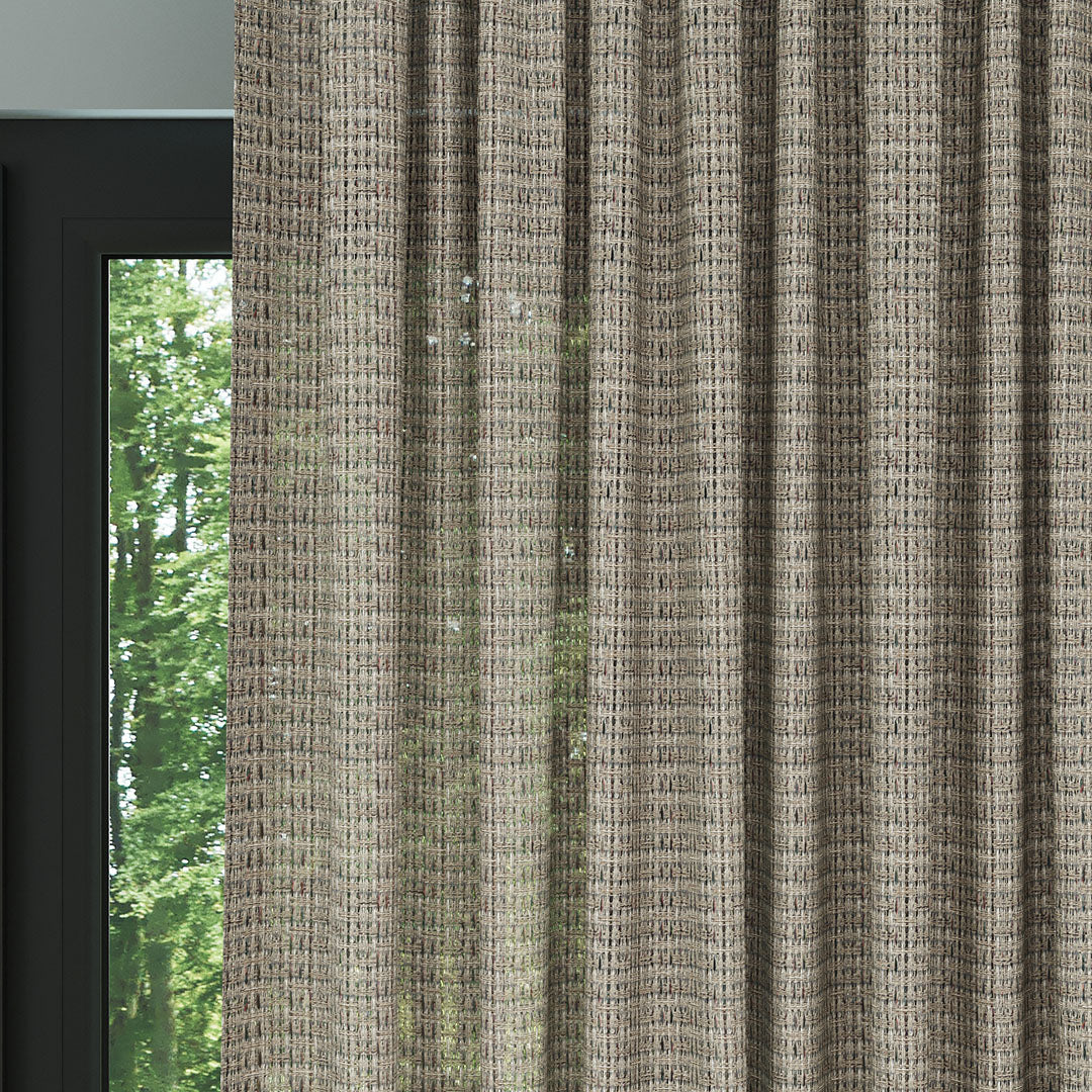 Çiçek Simli Modern Kalın Hasır Dekoratif Dosya Düz Tül Perde | çapraz