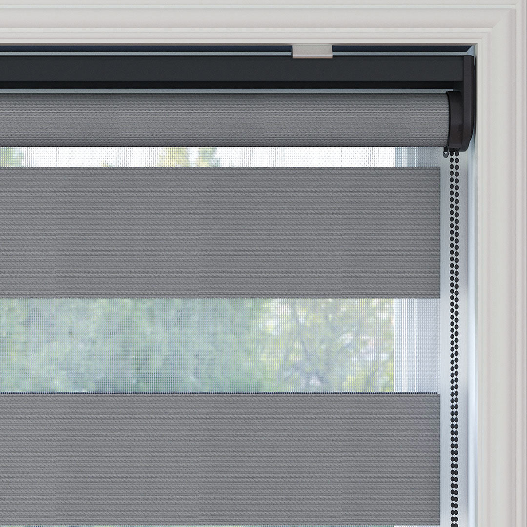 Gri Karartma Zebra Perde | Kanbina