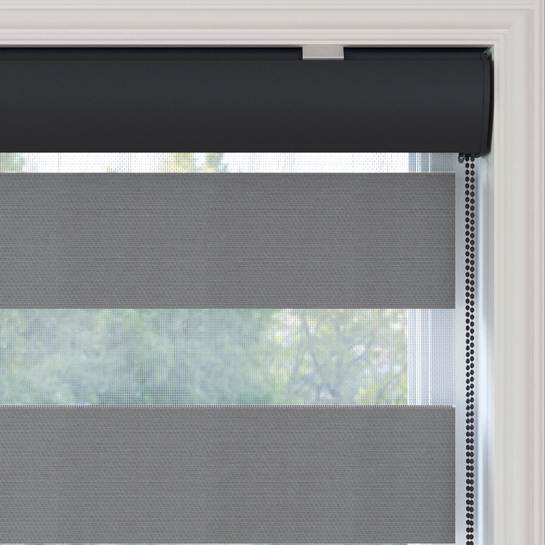 Gri Karartma Zebra Perde | Kanbina