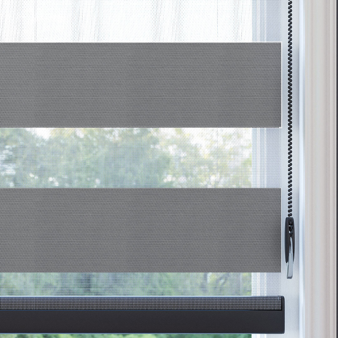 Gri Karartma Zebra Perde | Kanbina