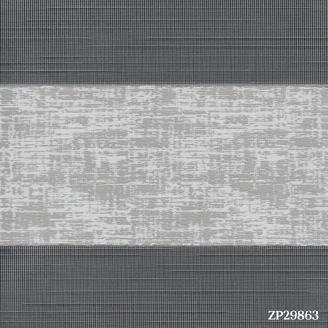 Gri Desenli Zebra Perde | Kensal