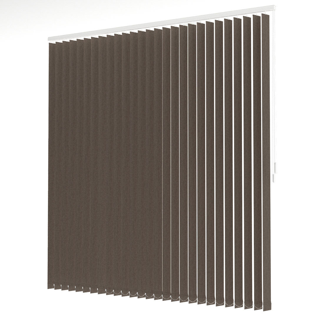 Koyu Renkli Blackout Kumaş Dikey Perde | Serafina