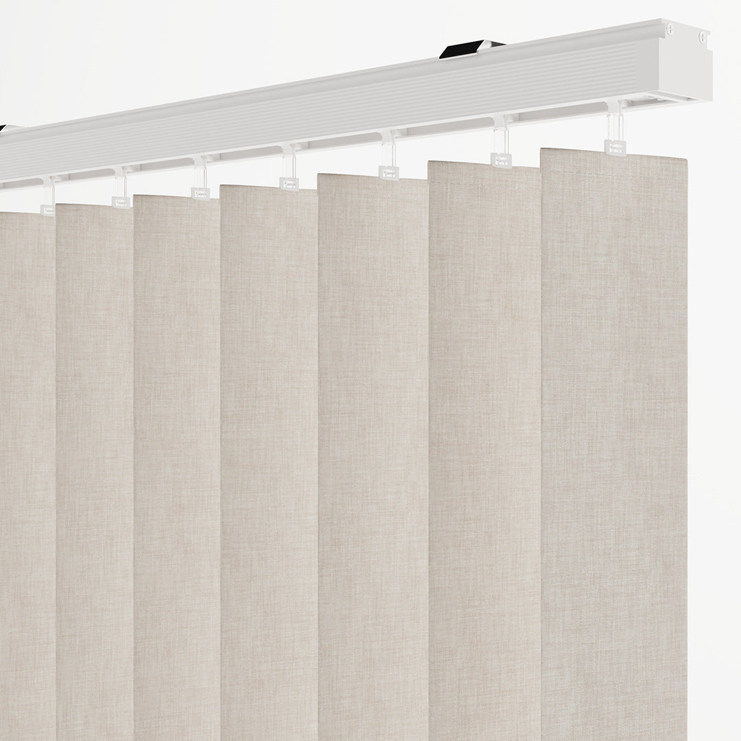 Krem Blackout Kumaş Dikey Perde | Brodie