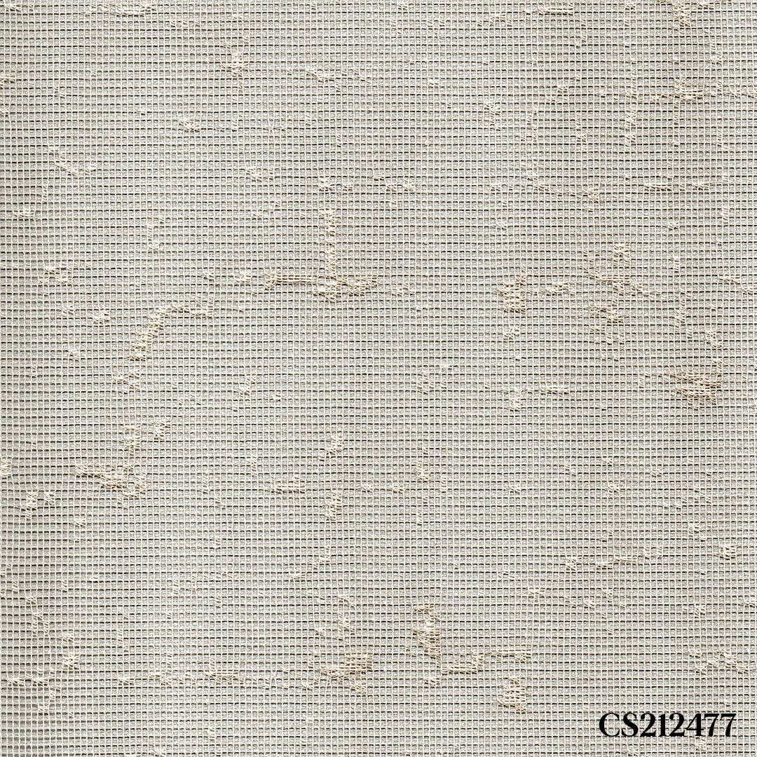 Krem Desenli Çiftli Stor Perde | Octavia