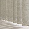 Krem Düz Kumaş Dikey Perde | Mia