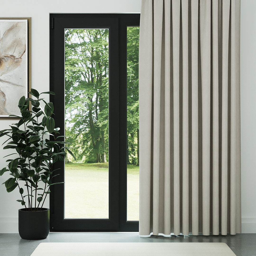 Krem Naturel Keten Fon Perde | Casual