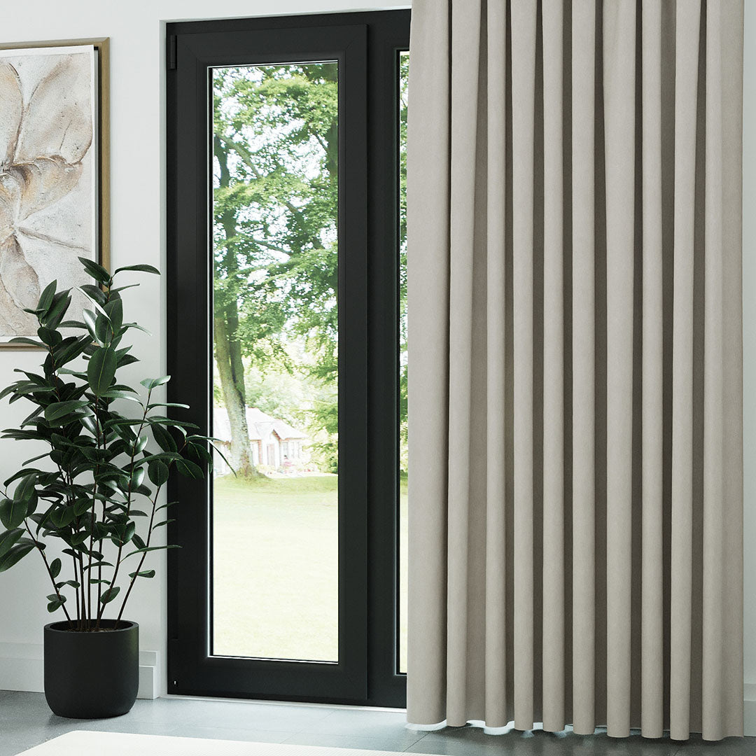 Krem Naturel Keten Fon Perde | Casual