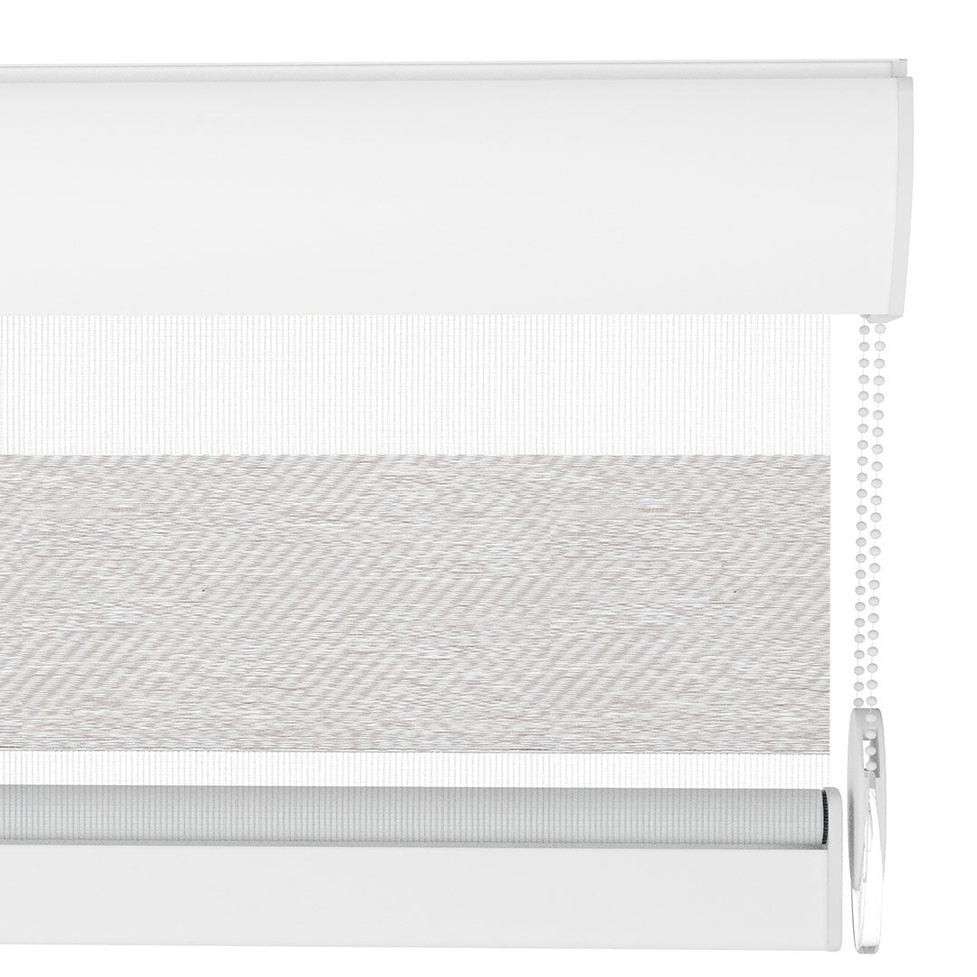 Bej Desenli Zebra Perde | Loch