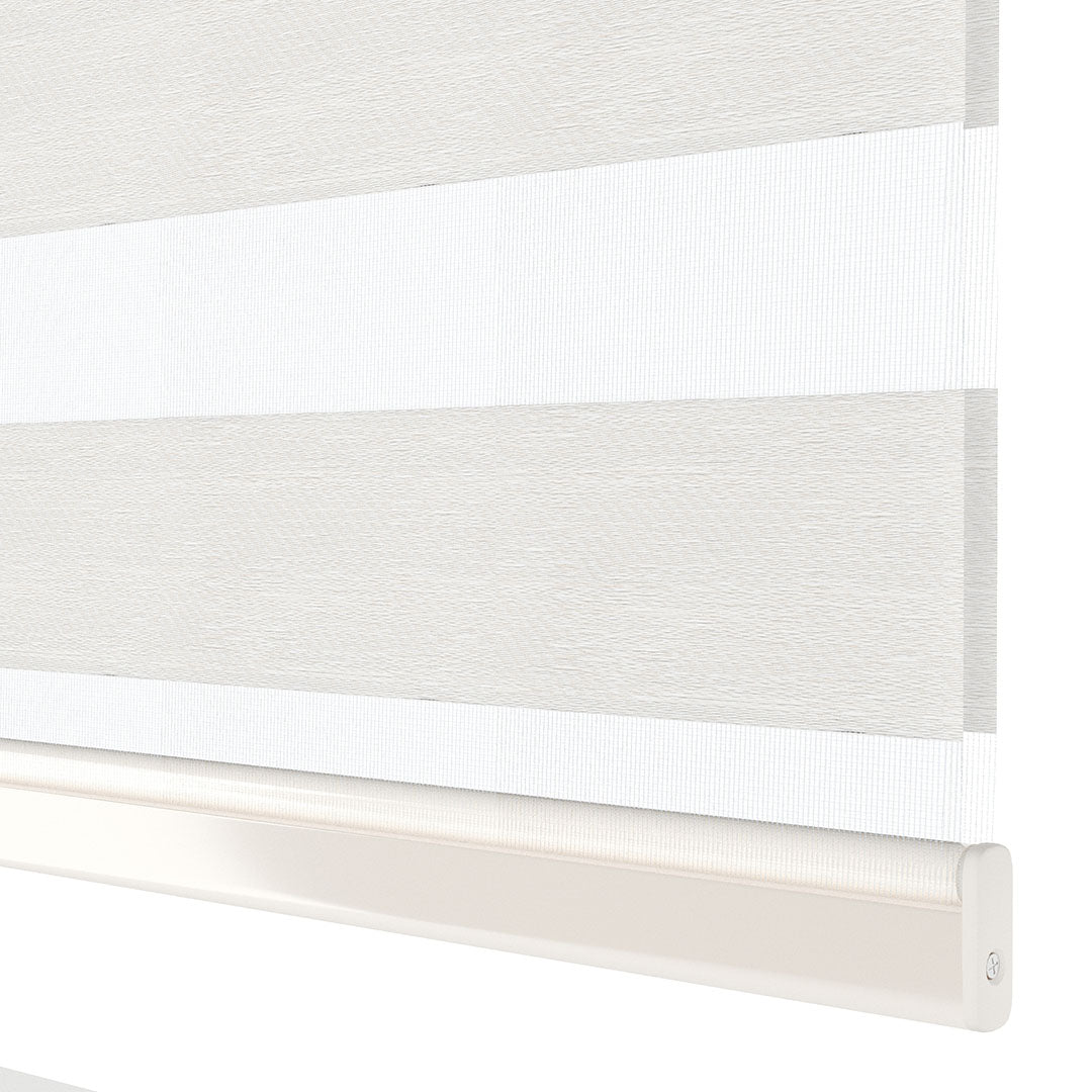 Krem Desenli Zebra Perde | Loch