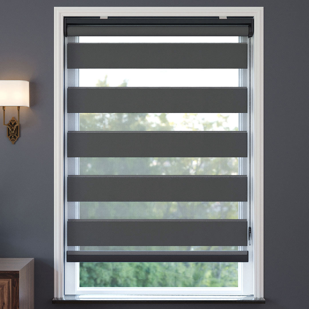 Antrasit Karartma Zebra Perde | Mais