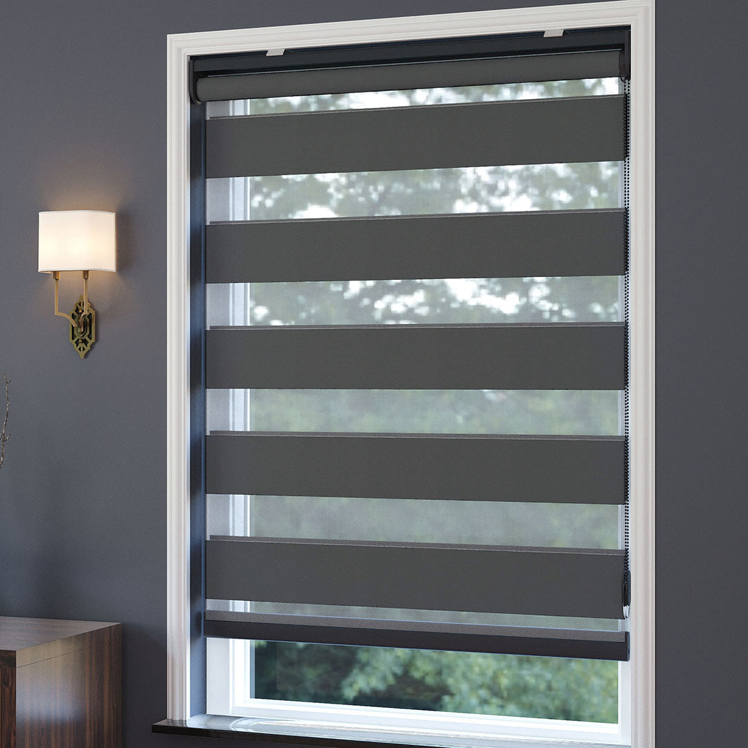 Antrasit Karartma Zebra Perde | Mais