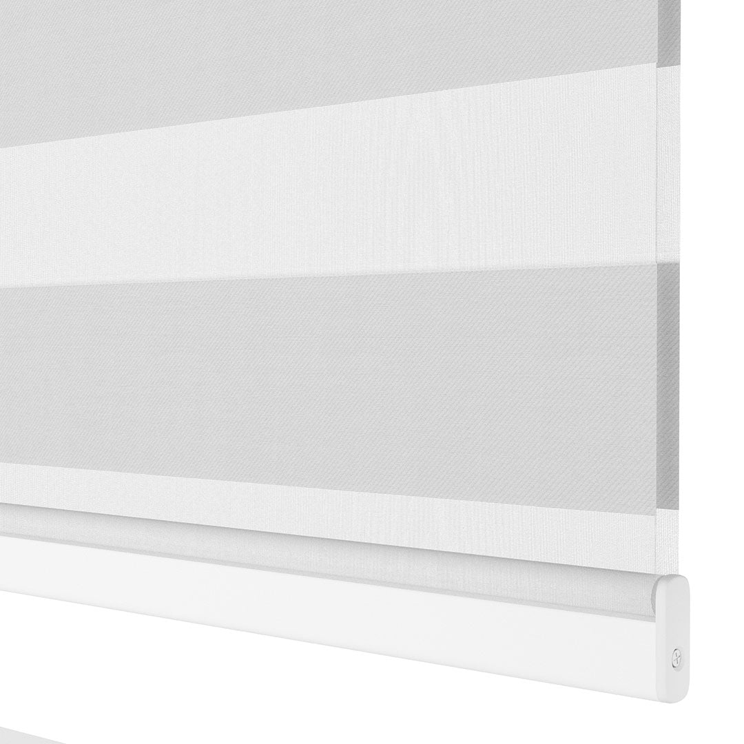 Beyaz Karartma Zebra Perde | Mais