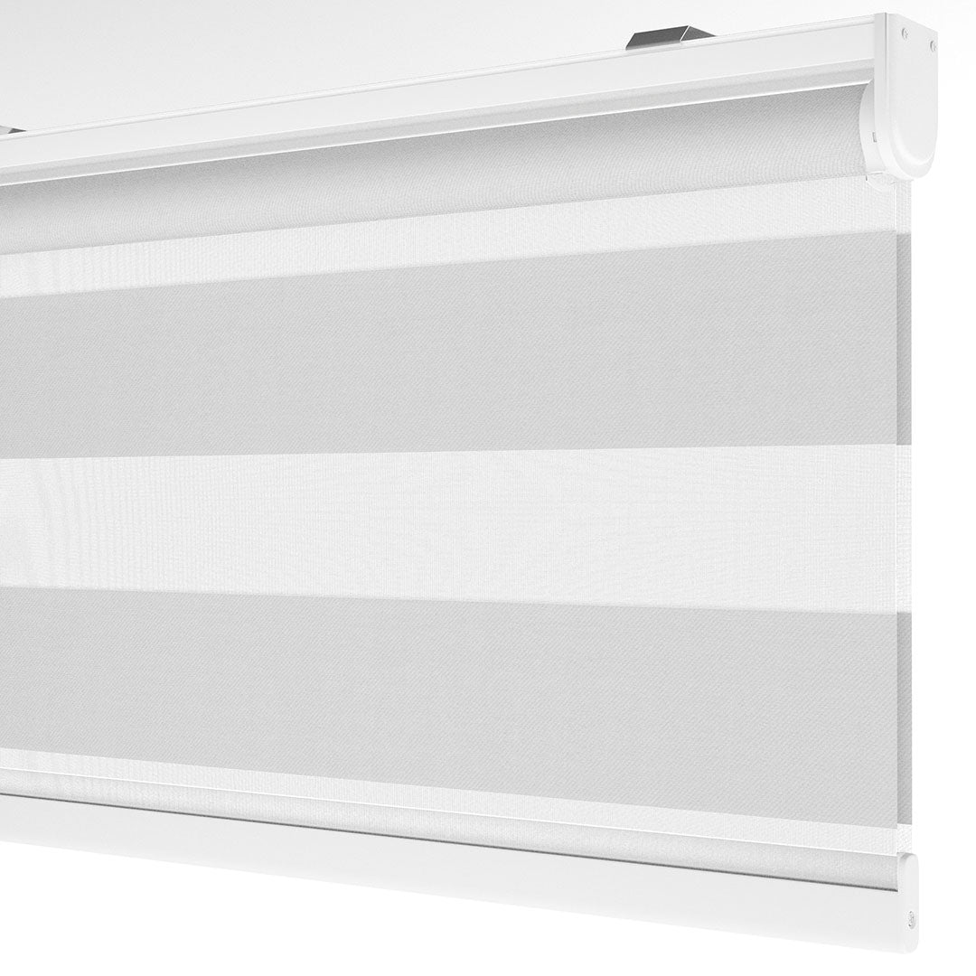 Beyaz Karartma Zebra Perde | Mais