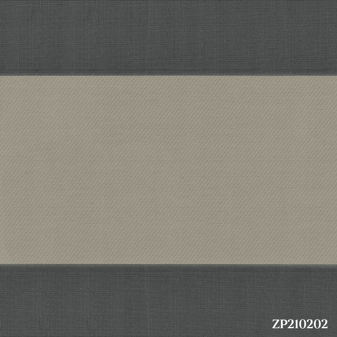 Koyu krem ​​Blackout Zebra Perde | Mais