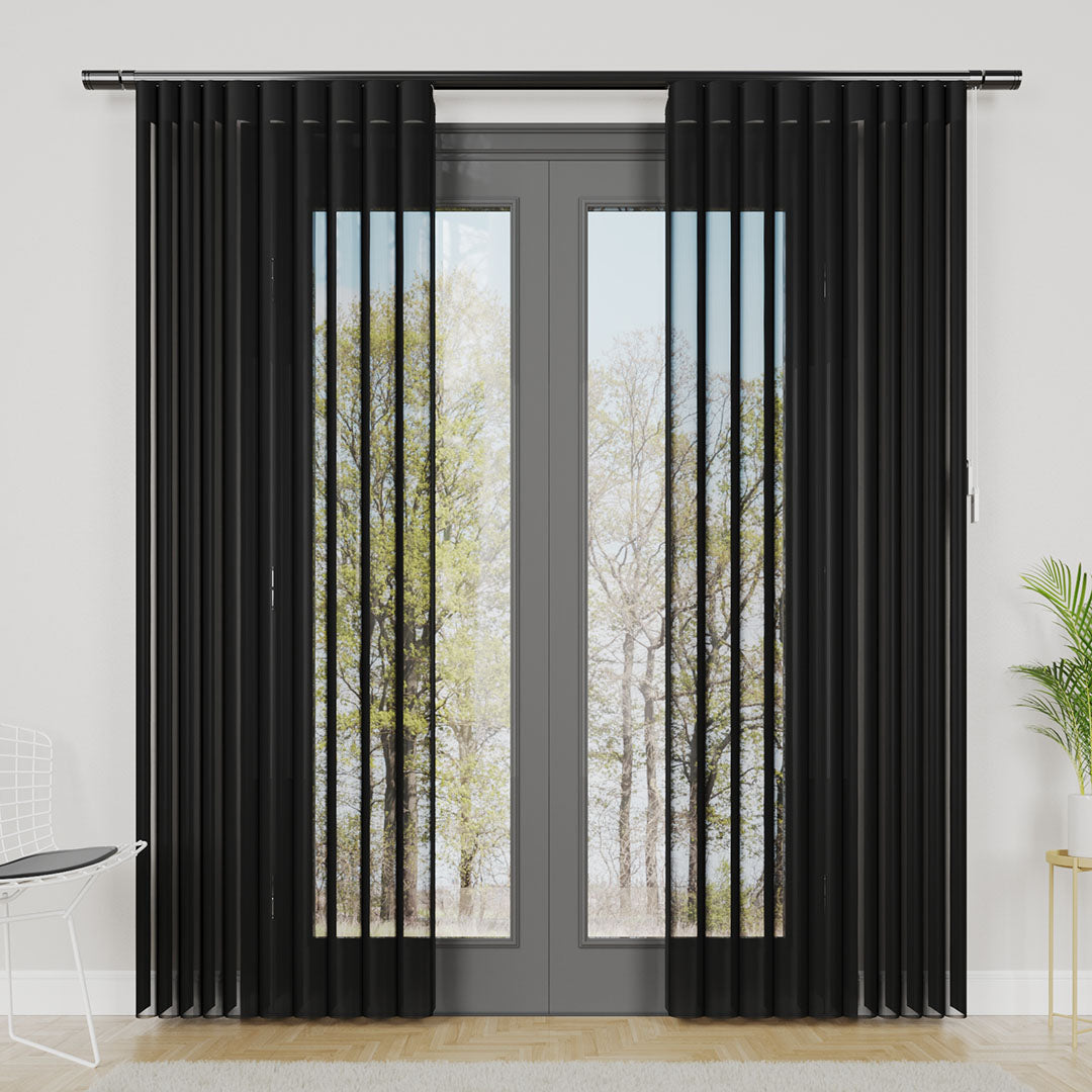 Mavone - Rustikli Dikey Tül Perde