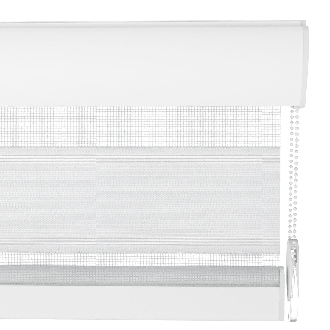 Beyaz Pliseli Zebra Perde | Morricone