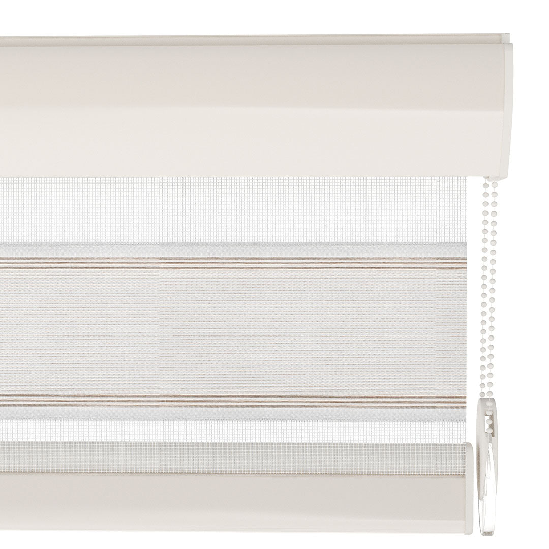 Ekru Pliseli Zebra Perde | Morricone