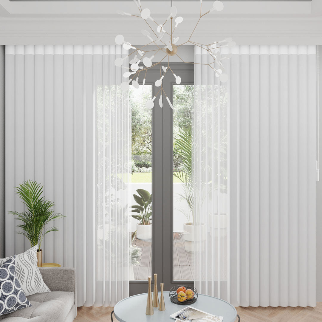 Olas - Jakarlı Dikey Tül Perde