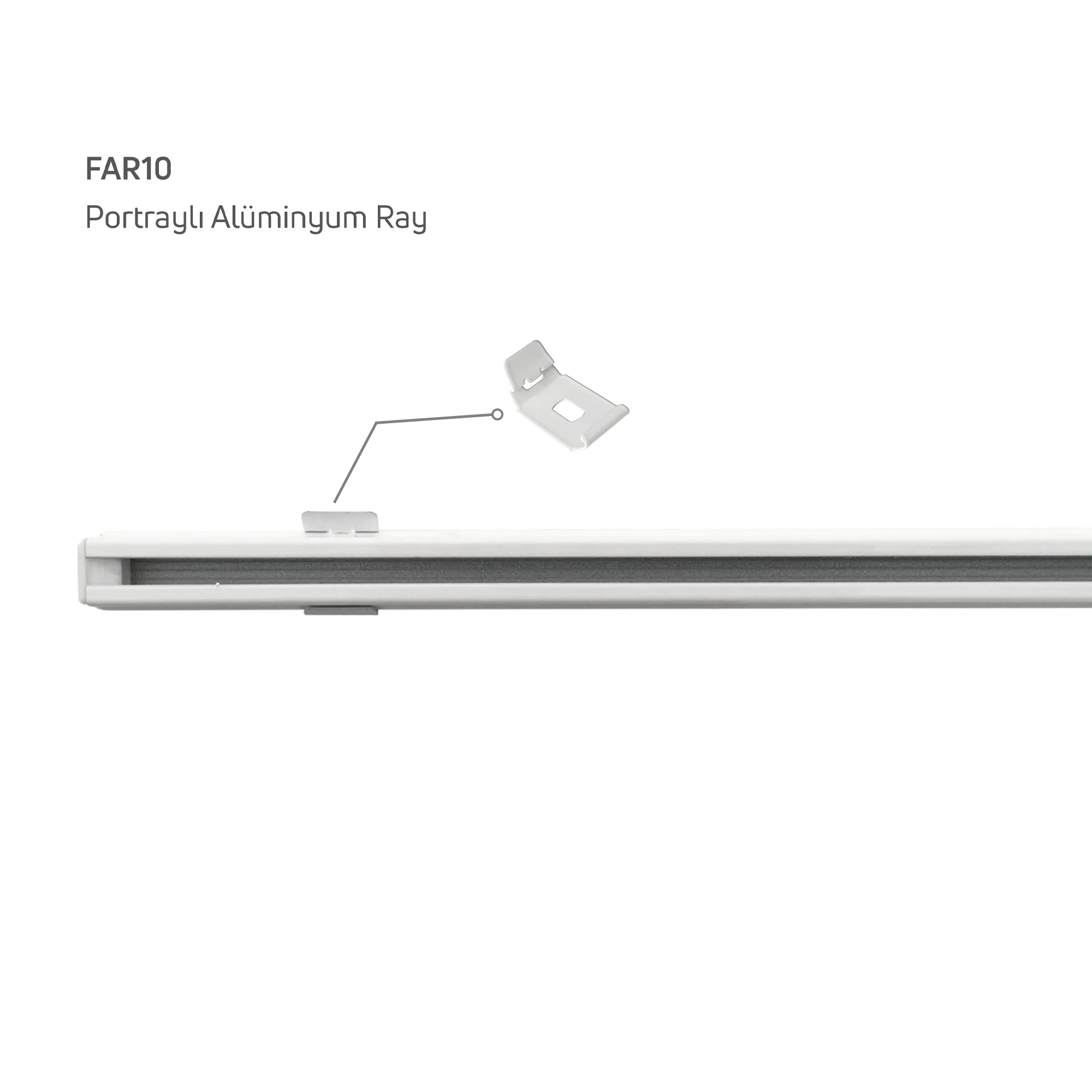 Portraylı Alüminyum Ray