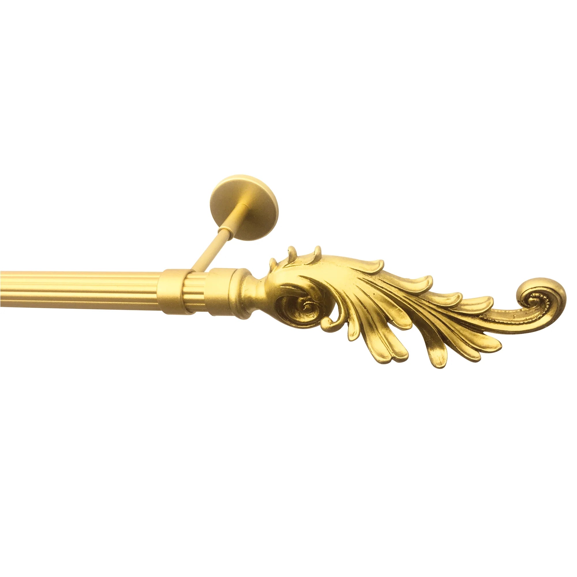 Rustik Perde Borusu 30 mm - Altın Eskitme Metal - Akantus