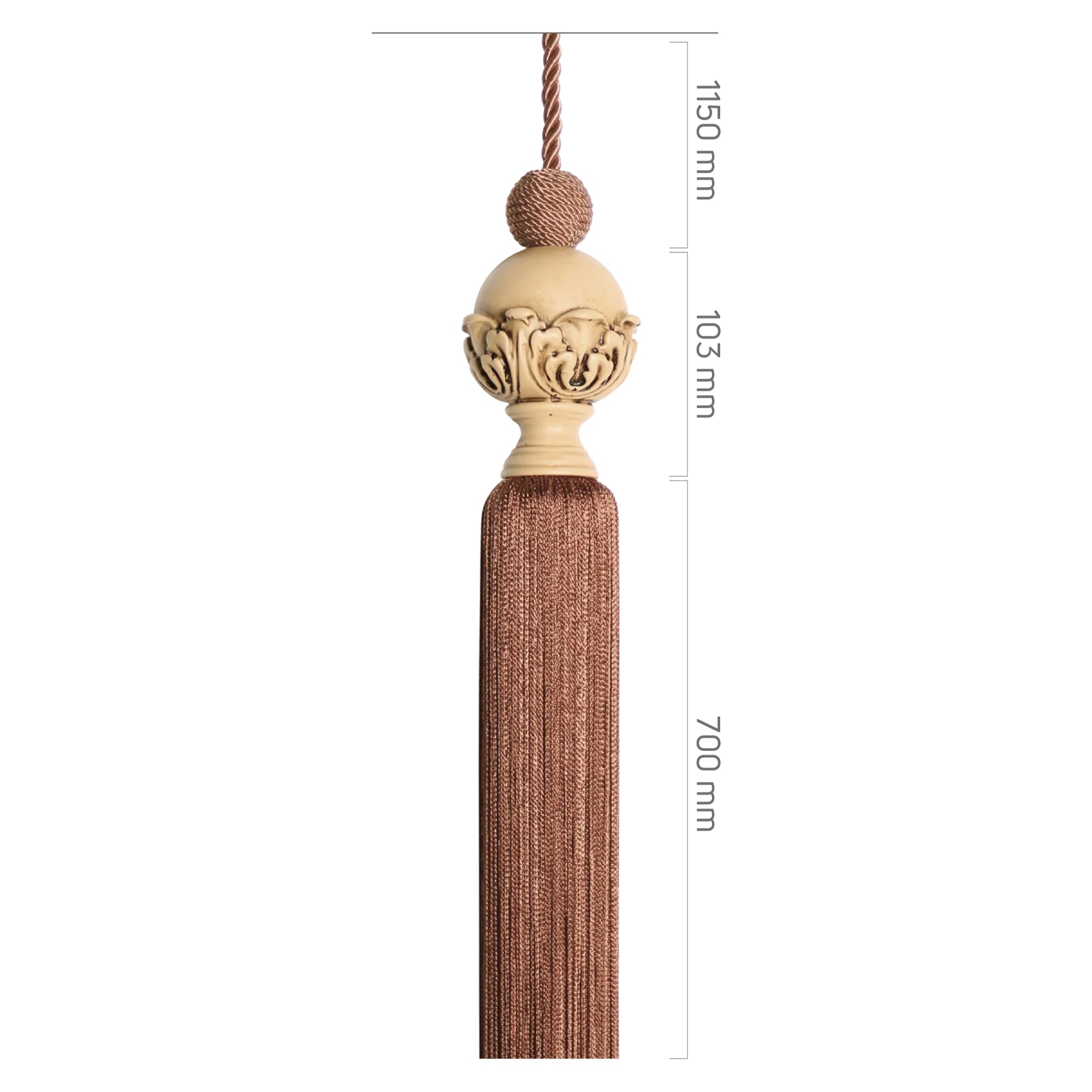 Sarkıt - Meşe Rengi Metal - Ornato