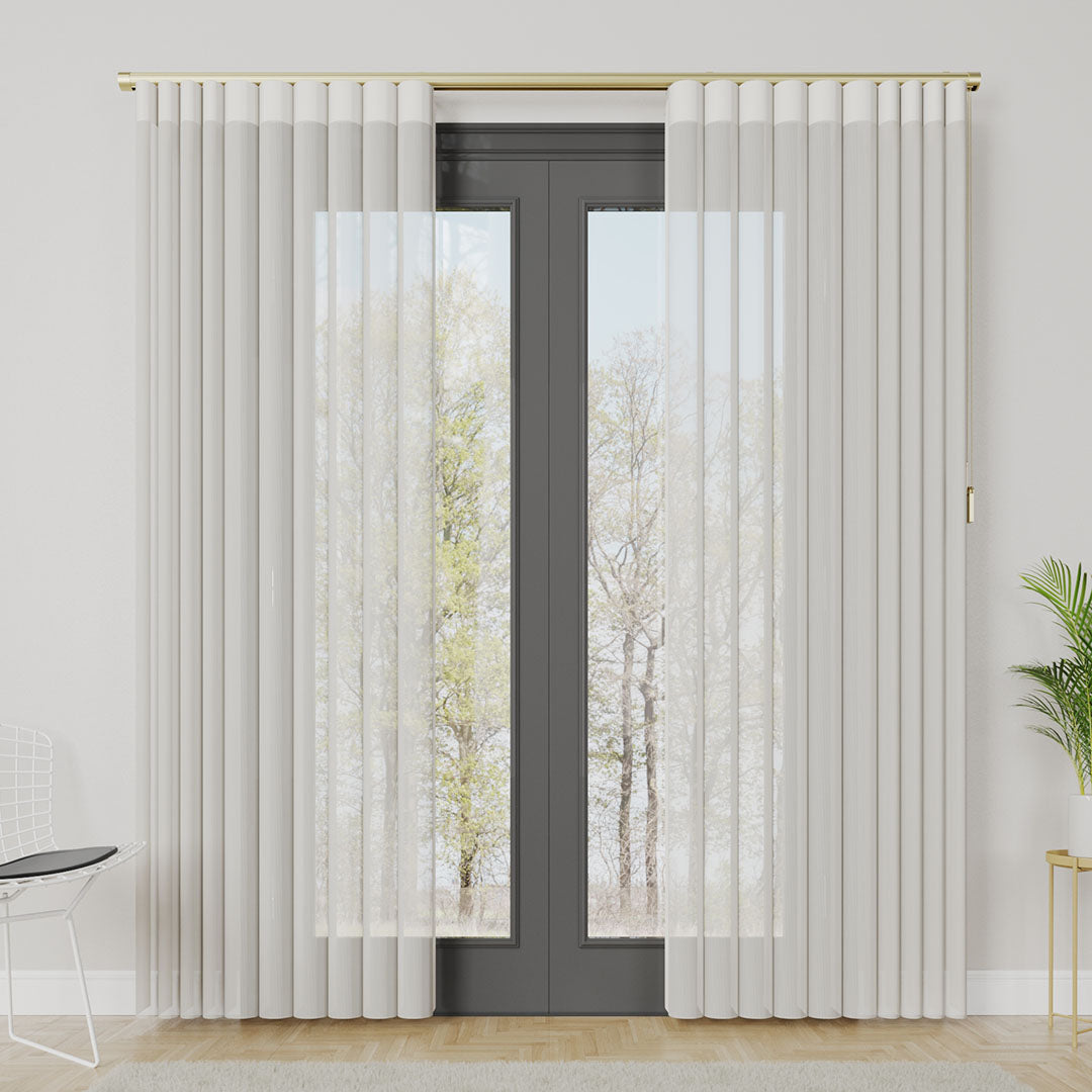 Sesia - Rustikli Dikey Tül Perde