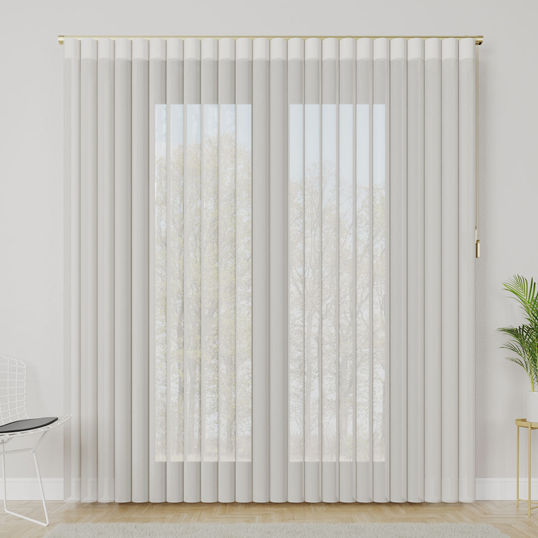 Sesia - Rustikli Dikey Tül Perde