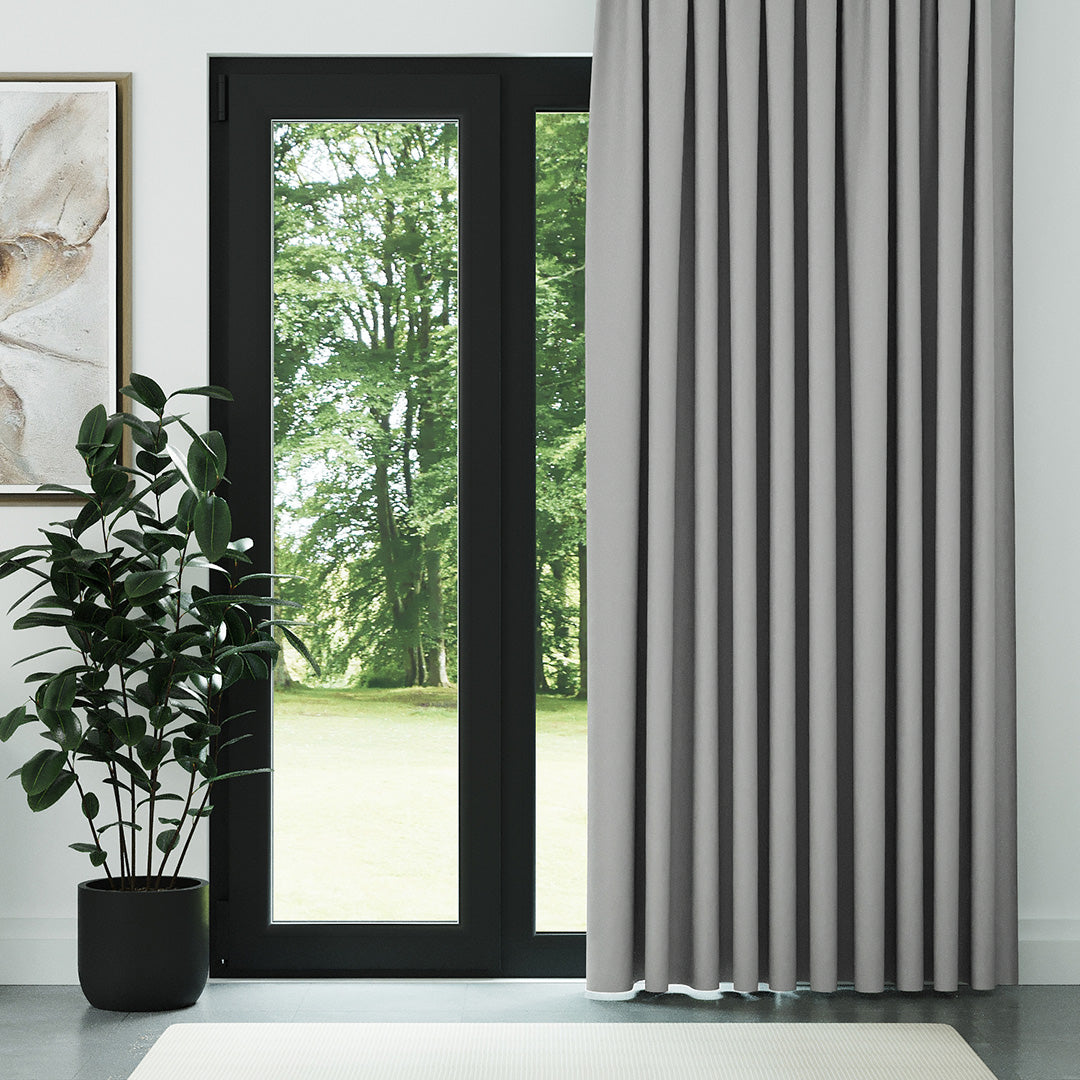 Şişli Gri Karartma Karartma Fon Perde | Larice