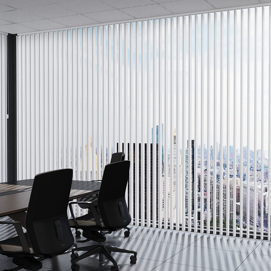 Siyah Çizgili PVC Dikey Perde