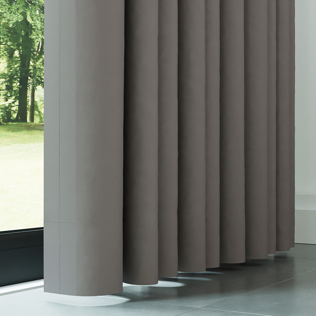 Taş Rengi Blackout Karartma Fon Perde | Larice