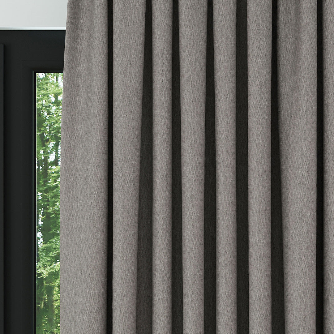 Taş Rengi Hasır Keten Karartma Fon Perde | Bonita