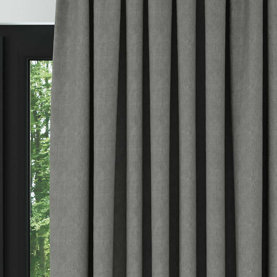 Taş Rengi Naturel Keten Fon Perde | Casual