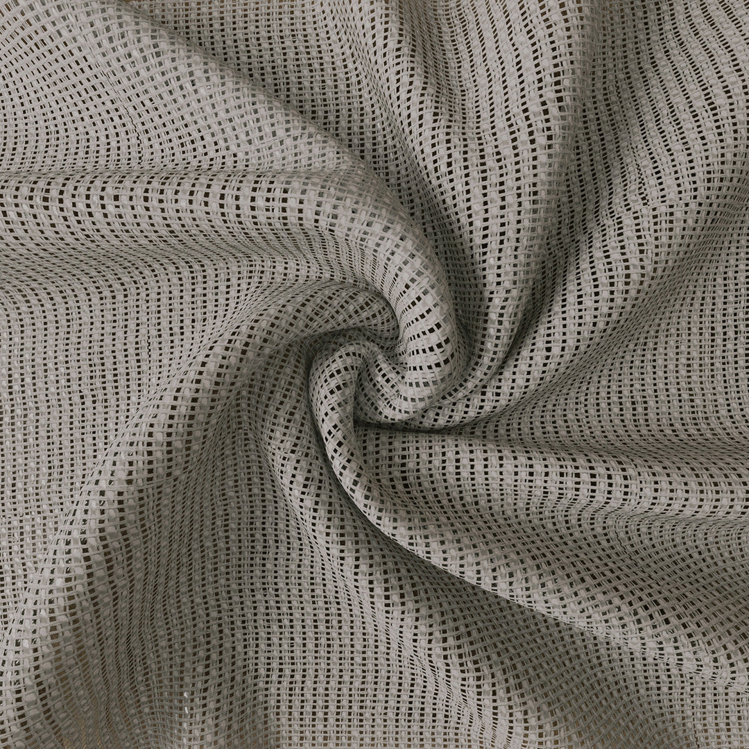 Taş Rengi Parlak Düz Dokulu Tül Perde | Jasper