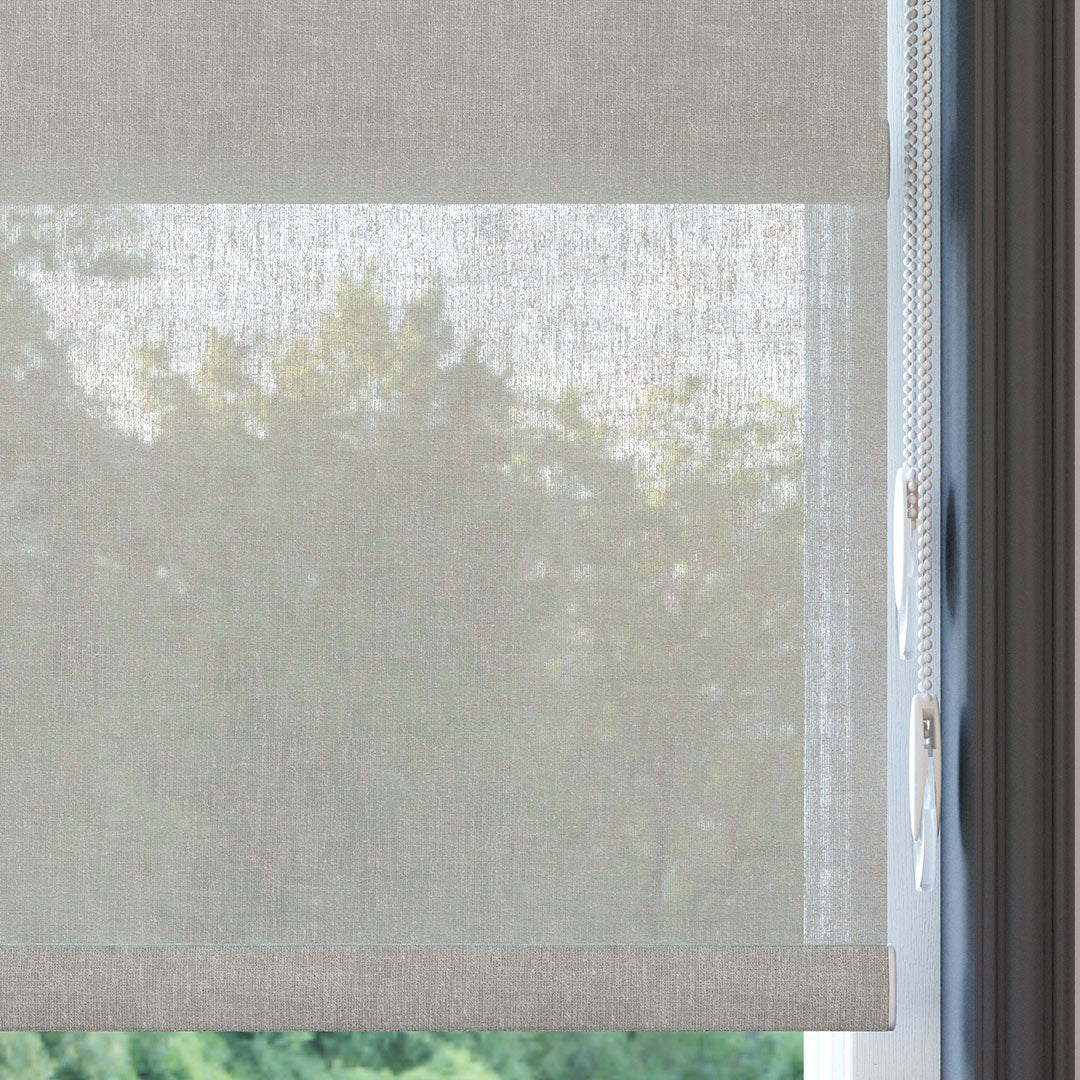 Vizon Düz Çiftli stor Perde | Nevis