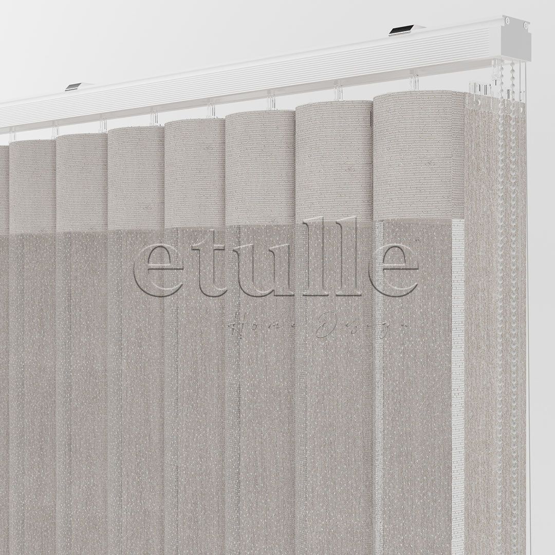 Yannic - Katyonik Dikey Tül Perde