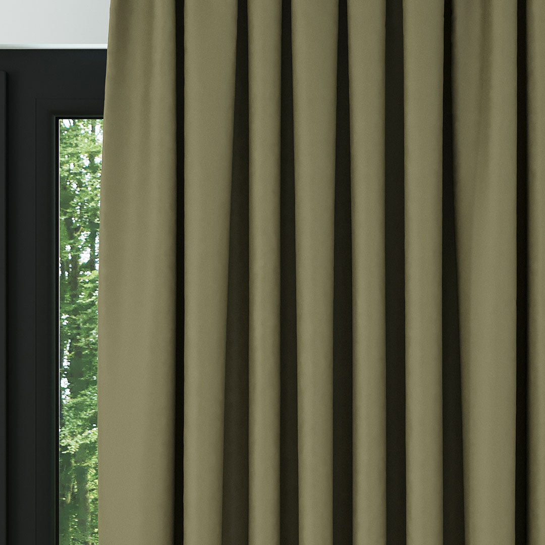 Zeytin Yeşili Karartma Karartma Fon Perde | Larice