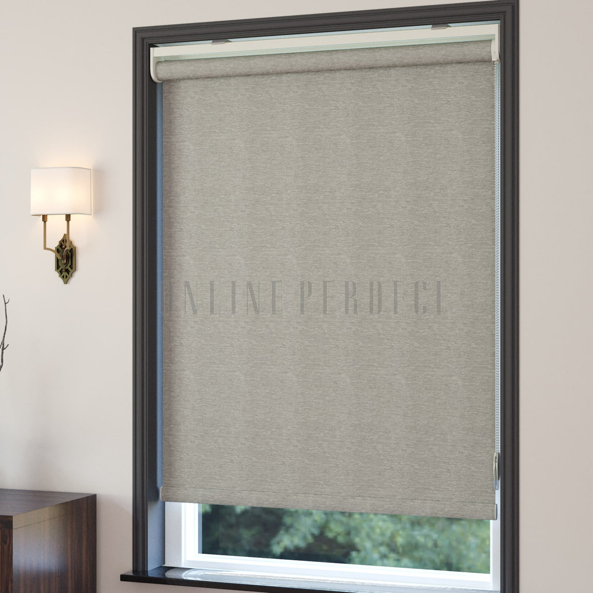 Bej Blackout Stor Perde - Velisa