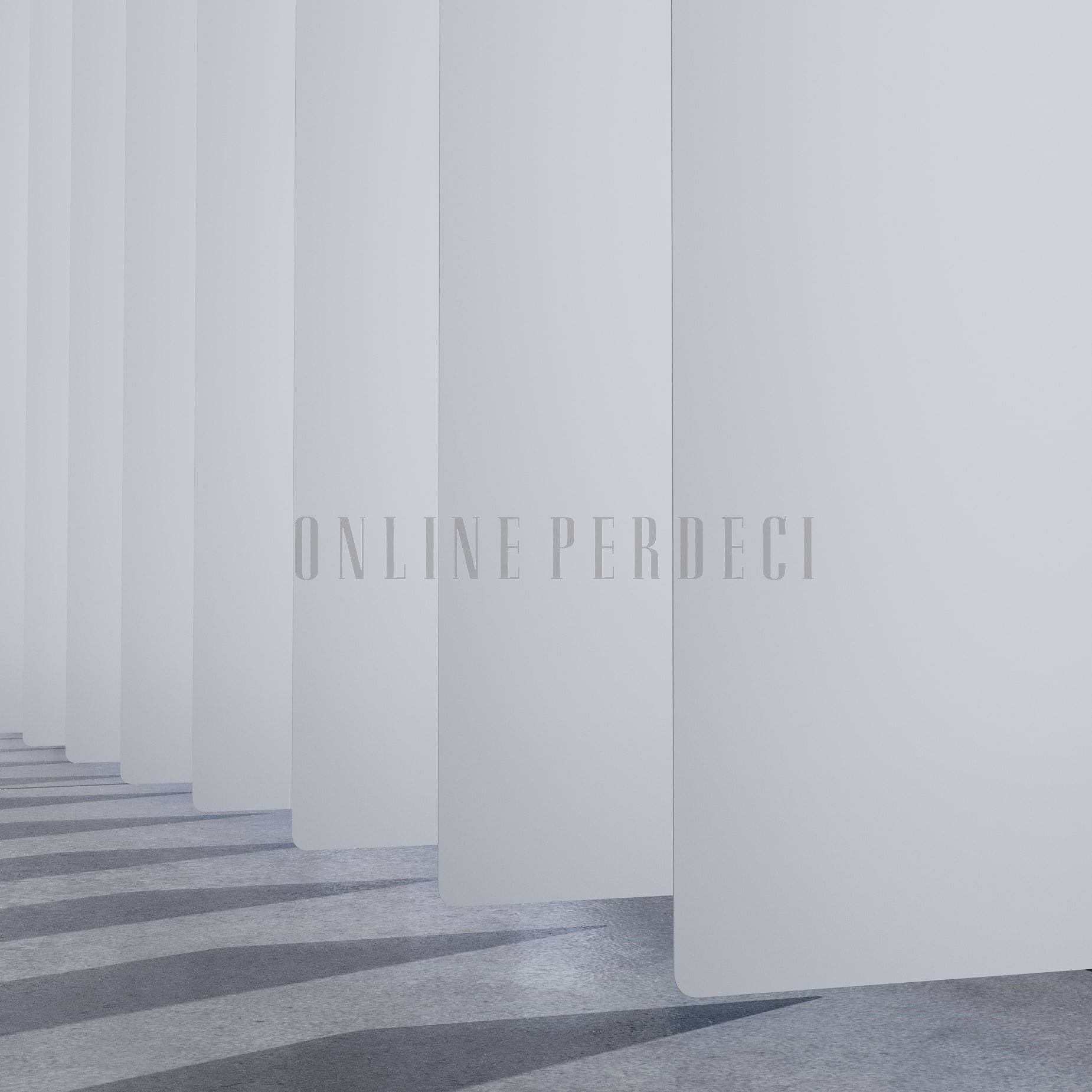 Beyaz Düz PVC Dikey Perde