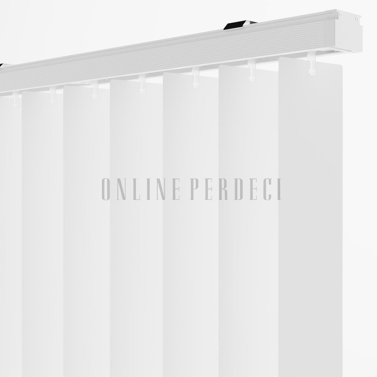 Beyaz Düz PVC Dikey Perde