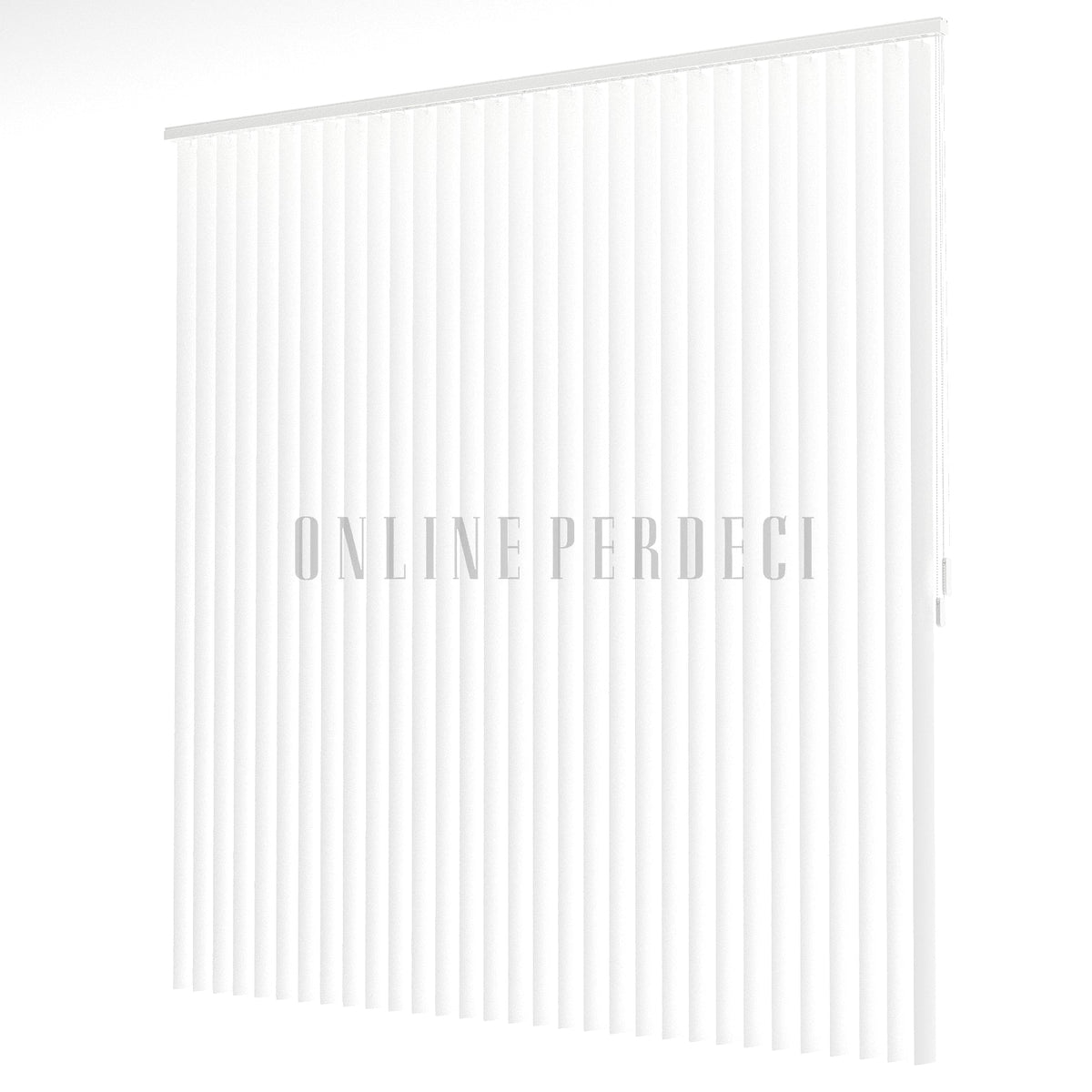 Beyaz Düz PVC Dikey Perde