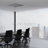 Beyaz Oval Perfore PVC Dikey Perde